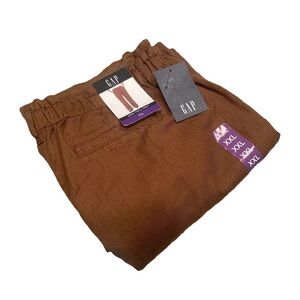 GAP Brown Woman’s XXL  Easy Twill Stretch Elastic Waist Pants NWT, $89.99 MSRP